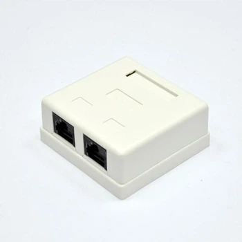 Розетка зовнішня 2хUTP, кат. 6, RJ45, EPNew