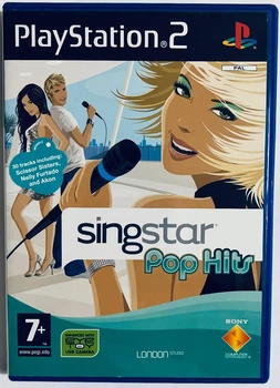 SingStar Pop Hits, Б/У, английская версия - диск для PlayStation 2