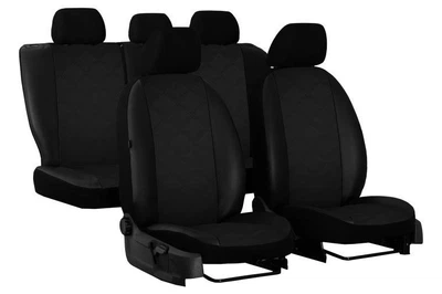 Авто чехлы из эко кожи CHERY Kimo 2007- Pok-ter ELIT Premium с черной вставкой