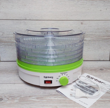 Сушилка для овощей и фруктов 800 W Rainberg RB-912 Белая