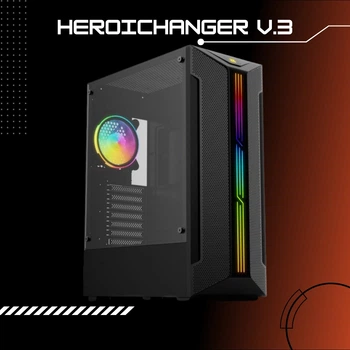 ПК HeroicHanger v3 (GTX 1050 Ti 4GB / Ryzen 3 1200 / DDR4 16GB / SSD 120GB / HDD 500GB)