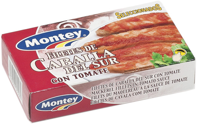 Філе скумбрії Montey в томатному соусі 90 г (8436007955081)