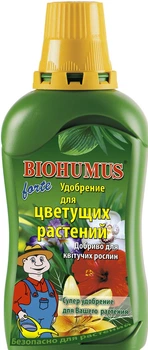 Комплексное минеральное удобрение для цветущих растений BIOHUMUS, 350мл, NPK 0,5.0,2.0,7, Agrecol (Агрекол), 30057