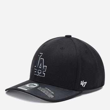 Кепка 47Brand Mvp 47 Brand Dp Los Angeles Dodgers B-Clzoe12Wbp-Bkb One Size Черный/Светло-серый (193234937041)
