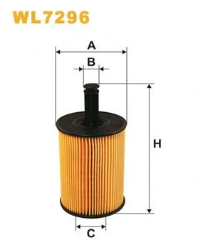 Фільтр оливи Audi, Chrysler, Dodge, Ford, Jeep, Mitsubishi, Seat, Skoda, Volkswagen Wix Filters (WL7296) WIX Filters (WL7296)