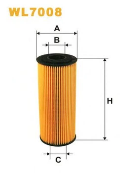 Фильтр масла WIX FILTERS 640/1 = WL7008 WIX Filters (WL7008)