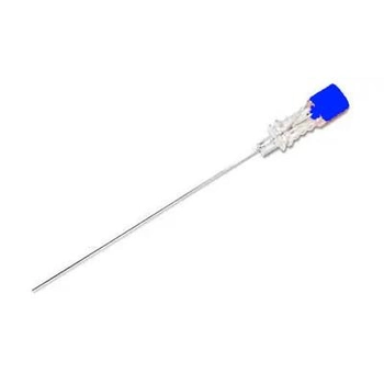 Голка для спінальної анастезії ALEXPHARM (тип Квінке) 23 G (0,6*88 мм) синя