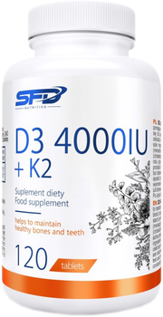 SFD Witamina D3 4000IU + K2 120 tabletek odporność (ALL556)