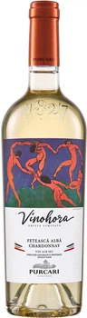 Вино Purcari Vinohora Feteasca Alba & Chardonnay белое сухое 0.75 л (4840472017849)