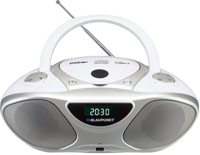 Радіоприймач Blaupunkt CD player CD recorder Silver, White (BB14WH)