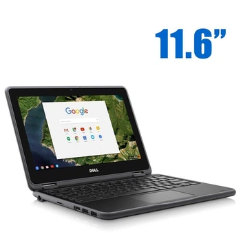 Нетбук Dell Chromebook 11-3189 / 11.6" IPS Touch / Intel Celeron N3060 (2 ядра по 1.6-2.48 GHz) / 4GB DDR3 / 16GB eMMC / HD Graphics 500 / WebCam / Chrome OS б/у