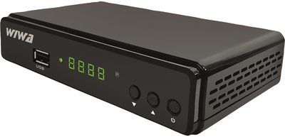 Цифровой тюнер наземного телевидения WIWA DVB-T/T2 H.265 2790Z (5907678819499)