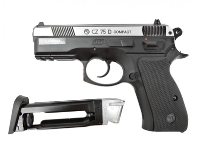 Пневматичний пістолет ASG CZ 75D Compact Nikel