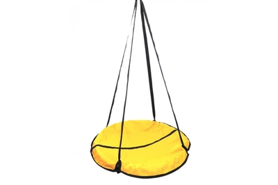 Гойдалка підвісна для дітей та дорослих, гніздо лелеки «Take&Ride Nest» Yellow