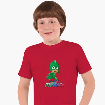 Детская футболка Герои в масках (PJ Masks) (25186-1616) 146-152 см Хлопок Красный