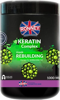 Маска Ronney Keratin Complex Восстанавливающая с кератином для тонких и ломких волос 1000 мл (5060589154728)