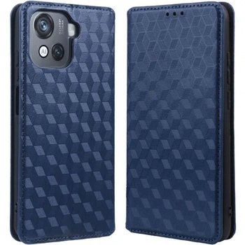 Чохол Deexe Rhombus Book для BlackView Oscal C80 - Blue