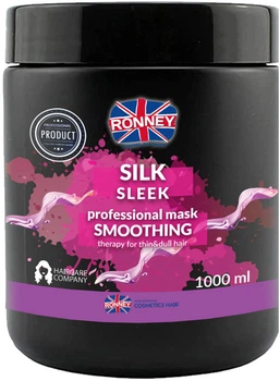 Маска Ronney Smoothing Silk and Sleek Протеиновая для тонких и тусклых волос 1000 мл (5060589155879)