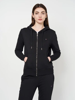 Толстовка на молнии с капюшоном женская Tommy Hilfiger 10969 L (46) Черная