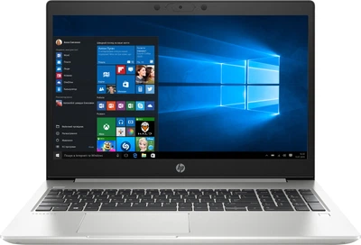 Ноутбук HP ProBook 455 G7 (2BHPB4515R54-8/256SSLV) Pike Silver Factory Refurbished (Grade B) / 15.6" IPS / AMD Ryzen 5 4500U / RAM 16 ГБ / SSD 256 ГБ / LAN / Windows 10 Pro