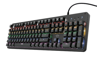Механічна ігрова клавіатура TRUST GXT 863 Mazz Black UKR/ENG (24200)