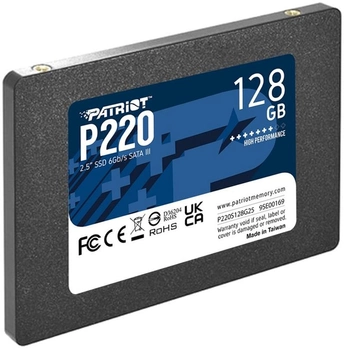 Patriot P220 128GB 2.5" SATAIII TLC (P220S128G25)
