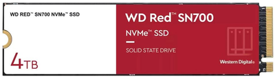 Western Digital Red SN700 4TB M.2 NVMe PCIe 3.0 3D NAND (TLC) (WDS400T1R0C)