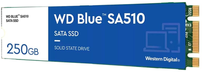Dysk SSD Western Digital Blue 250 GB M.2 SATAIII TLC 3D (WDS250G3B0B)