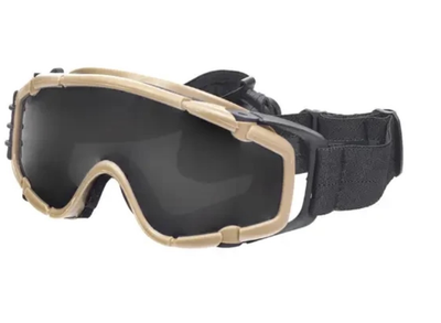 Защитные очки маска с вентилятором DARK EARTH, FMA