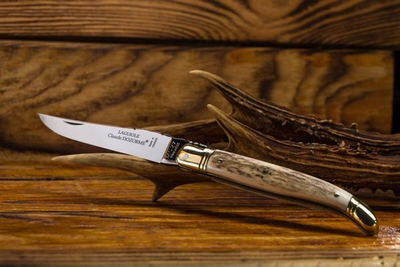Нож карманный Claude Dozorme, Laguiole Classic, ручка из рога оленя (1.60.140.79)