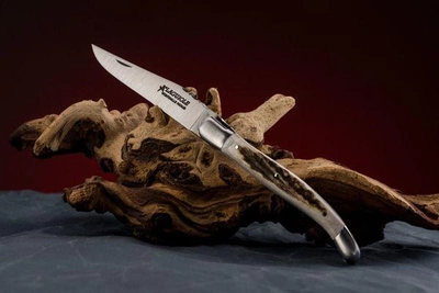 Нож карманный Fontenille Pataud, Laguiole Traditional, ручка из рога оленя (L12BC)