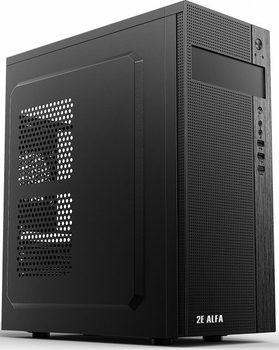Корпус 2E Alfa, Black (2E-E185-400)