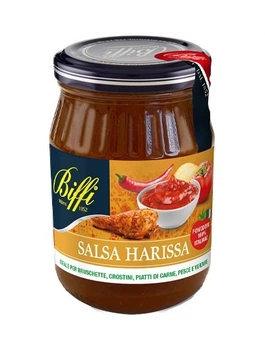 Арабский пикантный соус Biffi Salsa Harissa овощной с перцем чили 200г