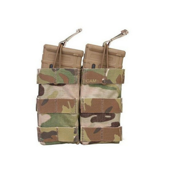 Магазинный подсумок Emerson Modular Open Top Double Mag Pouch под 5.56 Камуфляж 2000000084626