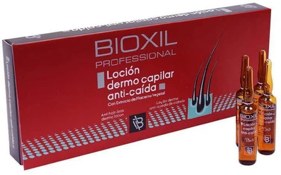 Дермакапілярний лосьйон проти випадіння волосся Bioxil з рослинною плацентою 12х10 мл (8436031537901)