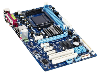 Материнская плата Gigabyte GA-780T-D3L (sAM3/AM3+, AMD 760G, ATX), б/у