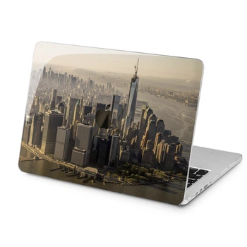 Чехол пластиковый для Apple MacBook Air 13 M2 M3 M4 M5 2022-2026 (Нью-Йоркский городской пейзаж) A2681/A3113/A3240/A3449 макбук эйр 13.6" аир