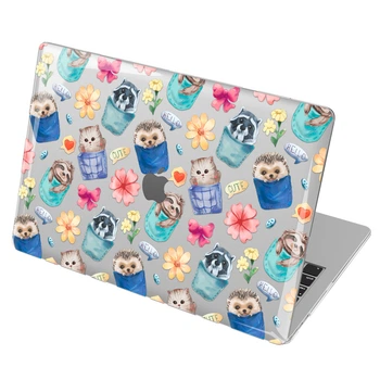 Чохол пластиковий для Apple MacBook Pro 14 M1 M2 M3 M4 M5 2021-2026 (Тварини у кишенях 4) A2442/A2779/A2918/A2992/A3401/A3112/A3185/A3434/A3426/A3427 макбук