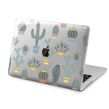 Чехол пластиковый для Apple MacBook Neo 13 (A18 Pro) 2026 (Винтажные кактусы) A3404 макбук нэо 13" inch
