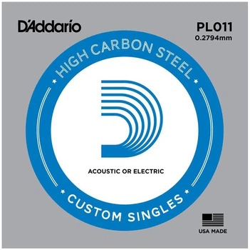 Струна для гитары D'Addario PL011 Plain Steel 011