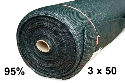 Затеняющая сетка Elit Growtex 95%, размер 3 х 50 м