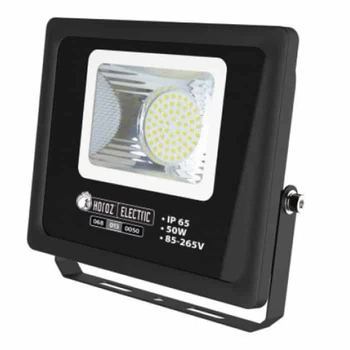 Прожектор світлодіодний 50W 6400K 4250Lm 85-265V IP65 чорний LION-50 068-013-0050-010 Horoz Electric