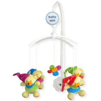 Мобіль механічний Baby Mix TK-789M Ведмедик Різнокольоровий музичний