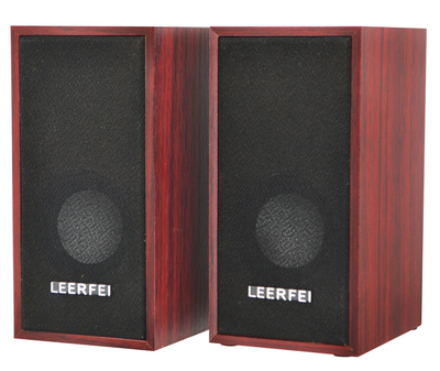 Компьютерные колонки Leerfei D-09 Palm Red (3951)