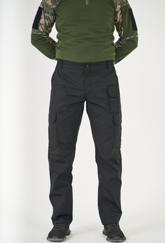 Тактические штаны UKM 58 (3XL) черный прямые рип стоп