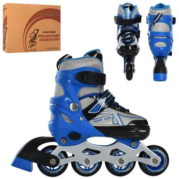 Ролики Profi Roller A 4148-S-BL, размер 31-34 синий