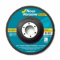 Круг лепестковый торцевой 125*22,2 т29 Novoabrasive Standard P 100