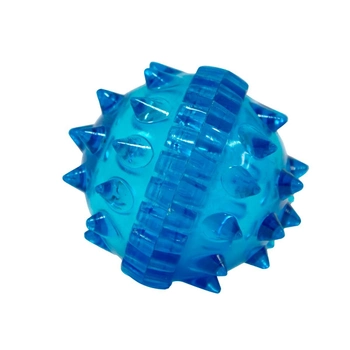 Су Джок м'ячик - масажна кулька з шипами для рук 4 см "Їжачок" Синя (1009072-Blue)