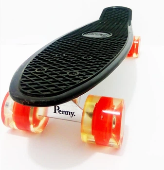 Скейт Пенни борд Penny board Classic Nickel Long 27 Light Черный