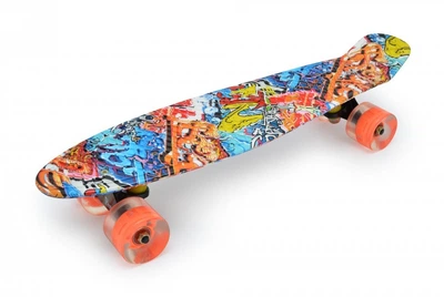 Скейт Пенні борд Penny board Graffics Nickel Long 27 Light Draft Cool